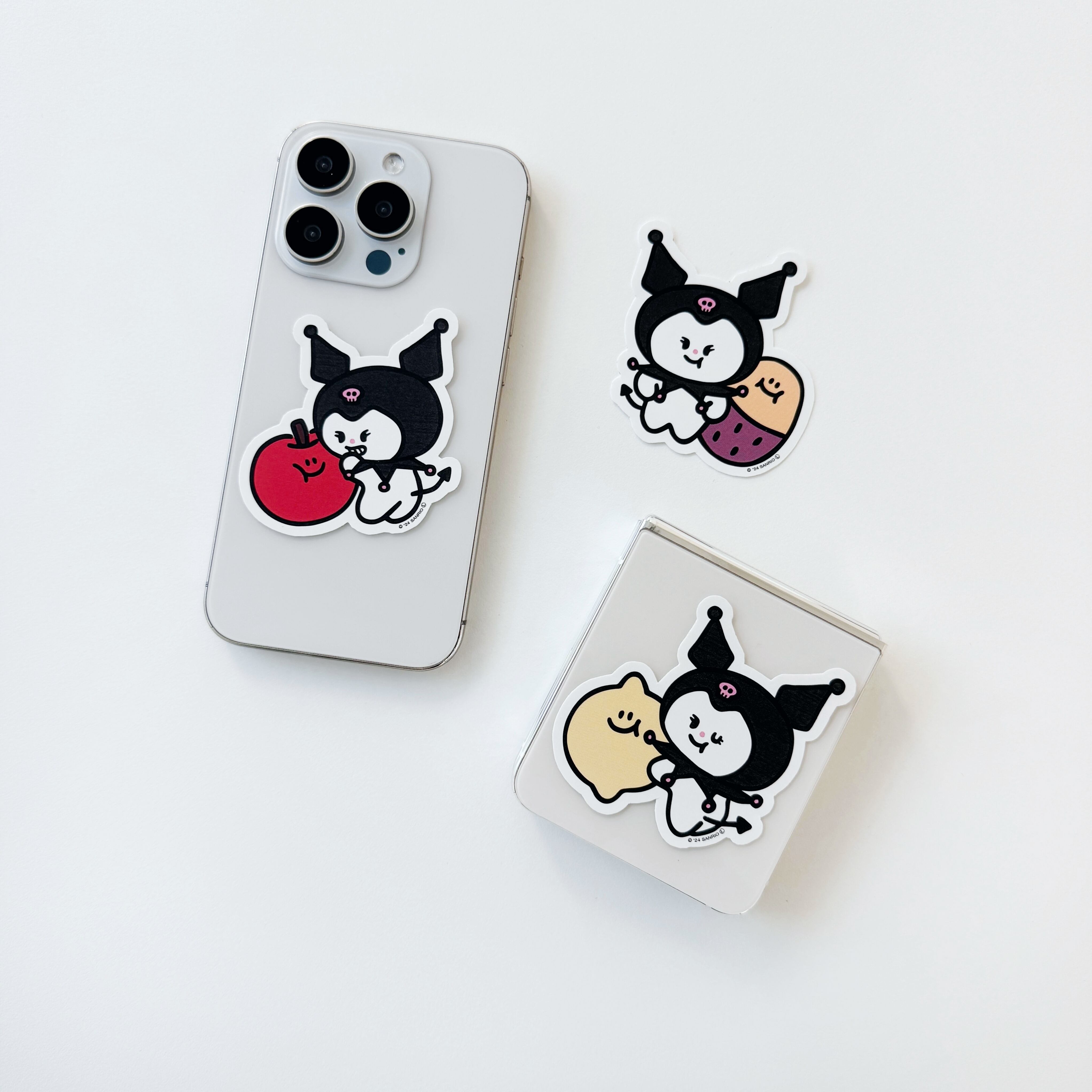 second morning × sanrio characters] ダイカット リムーバブル