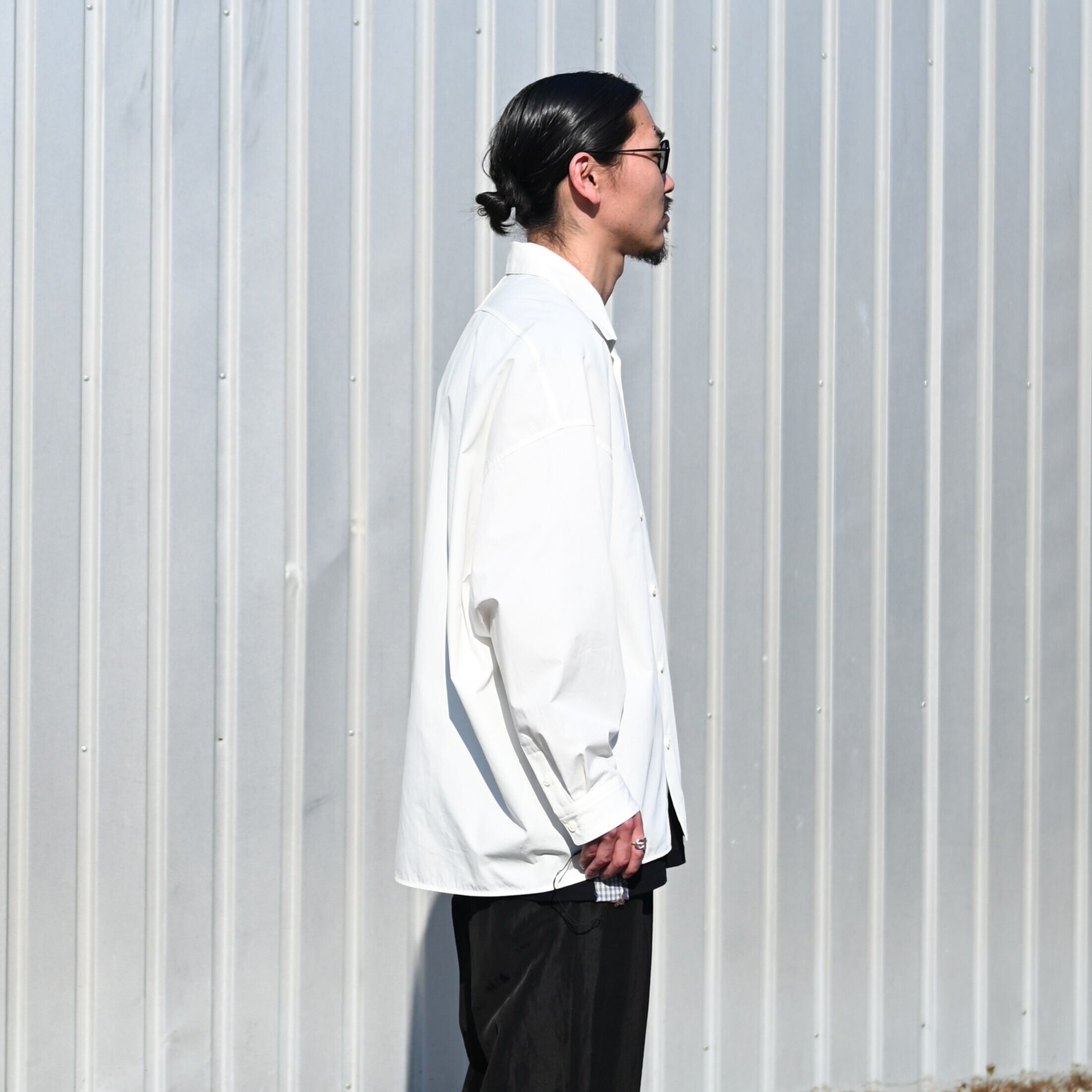 Nonnotte / Draping Open Collar Shirt Type A | GANKO Nonnotte / Draping Open Collar Shirt Type A | GANKO