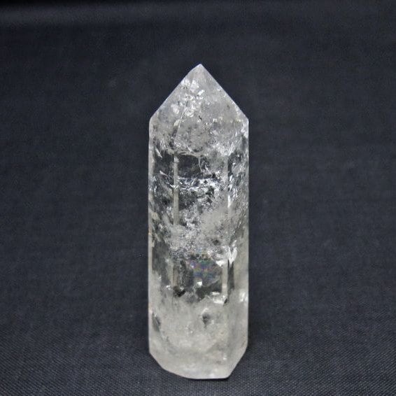 水晶 六角柱 ポイント 置物 一点物 142-10984