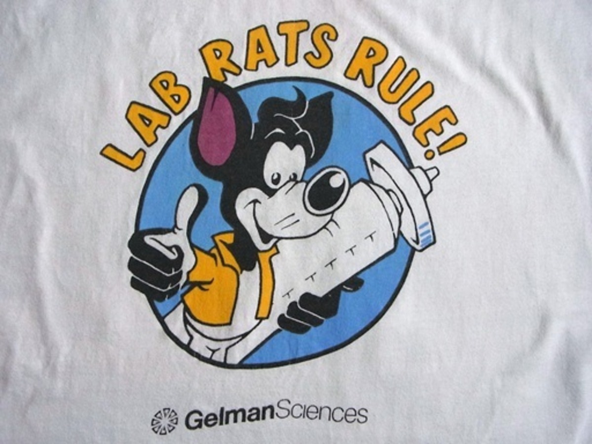 90's LAB RATS RULE キャラクター USA製 Tシャツ | CYCLONE