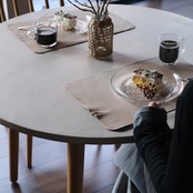 ラウンドテーブル/ウッドレッグ