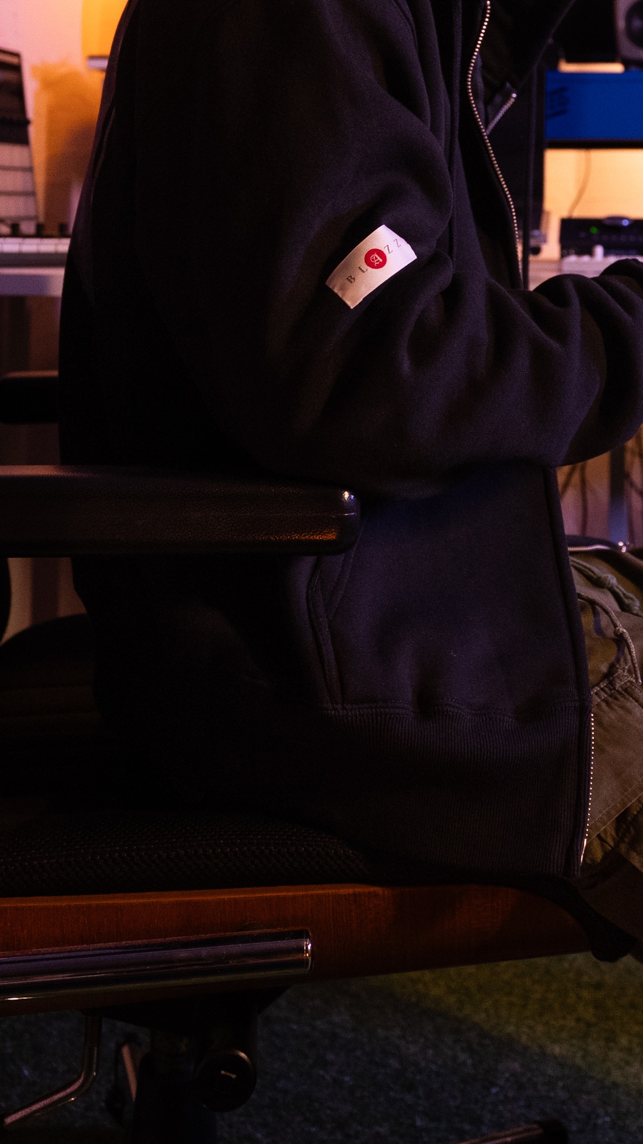 Fu-ji Blazz Zipup Hoodie [Black]