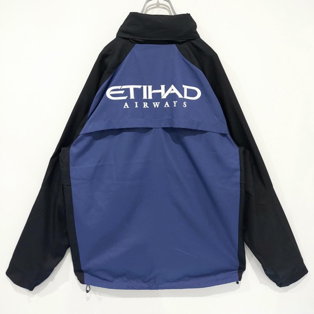 アンブロ マンチェスターシティー ナイロンジャケット サッカー 紫 黒  