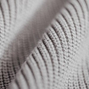 Half-Zip Solid Color Knitted Sweater / ハーフジップ ソリッド カラー ニット セーター
