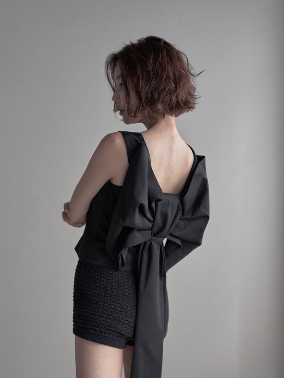 machatt back ribbon tops バックリボントップス38