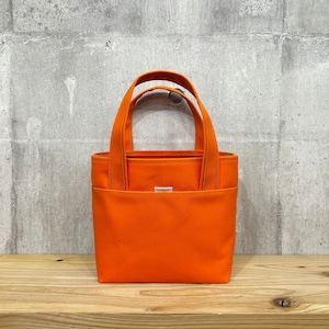 .+*ちょっとそこまで*+.コロコロトートバッグ【オレンジ】