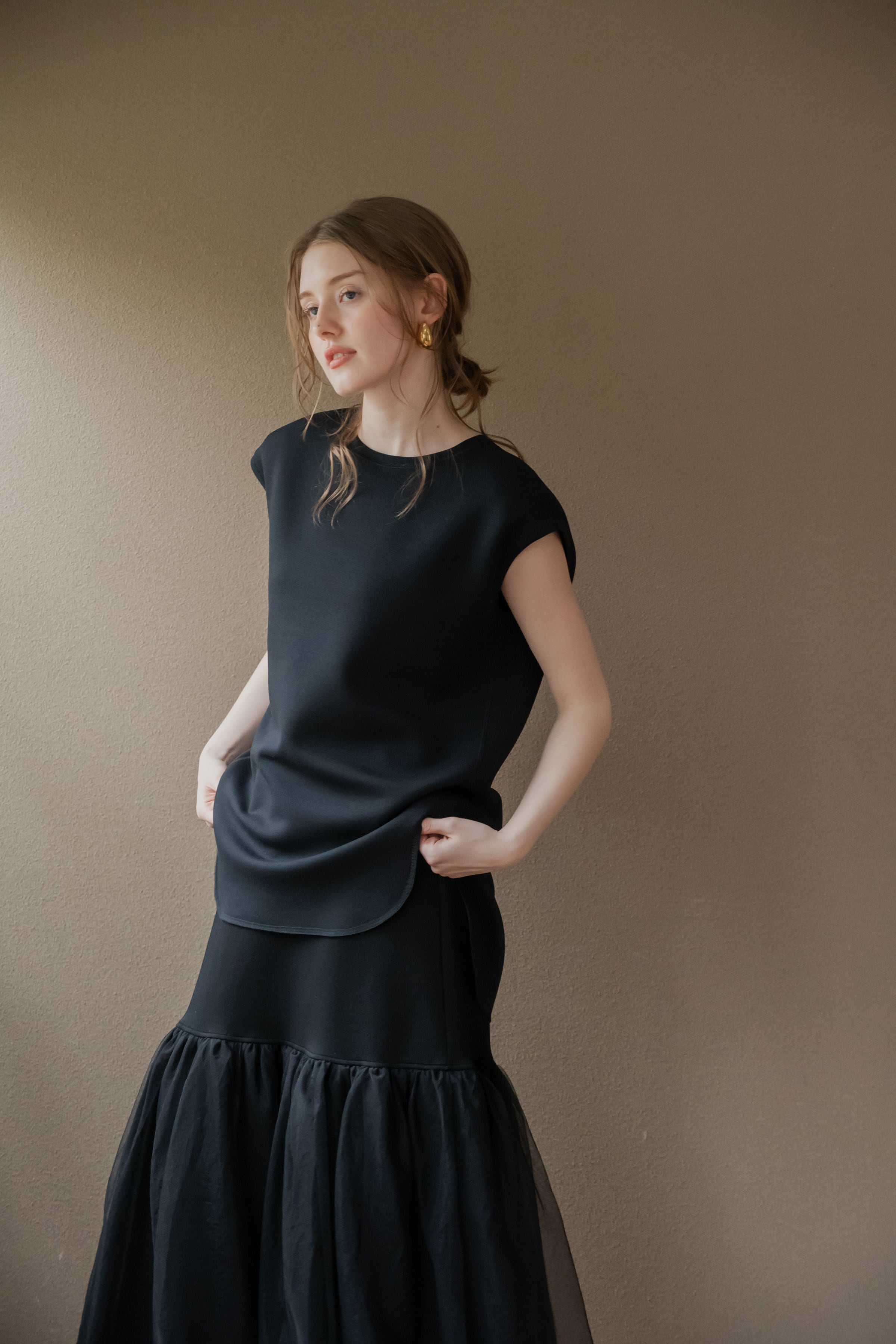 hem tulle skirt【予約販売】 | pois