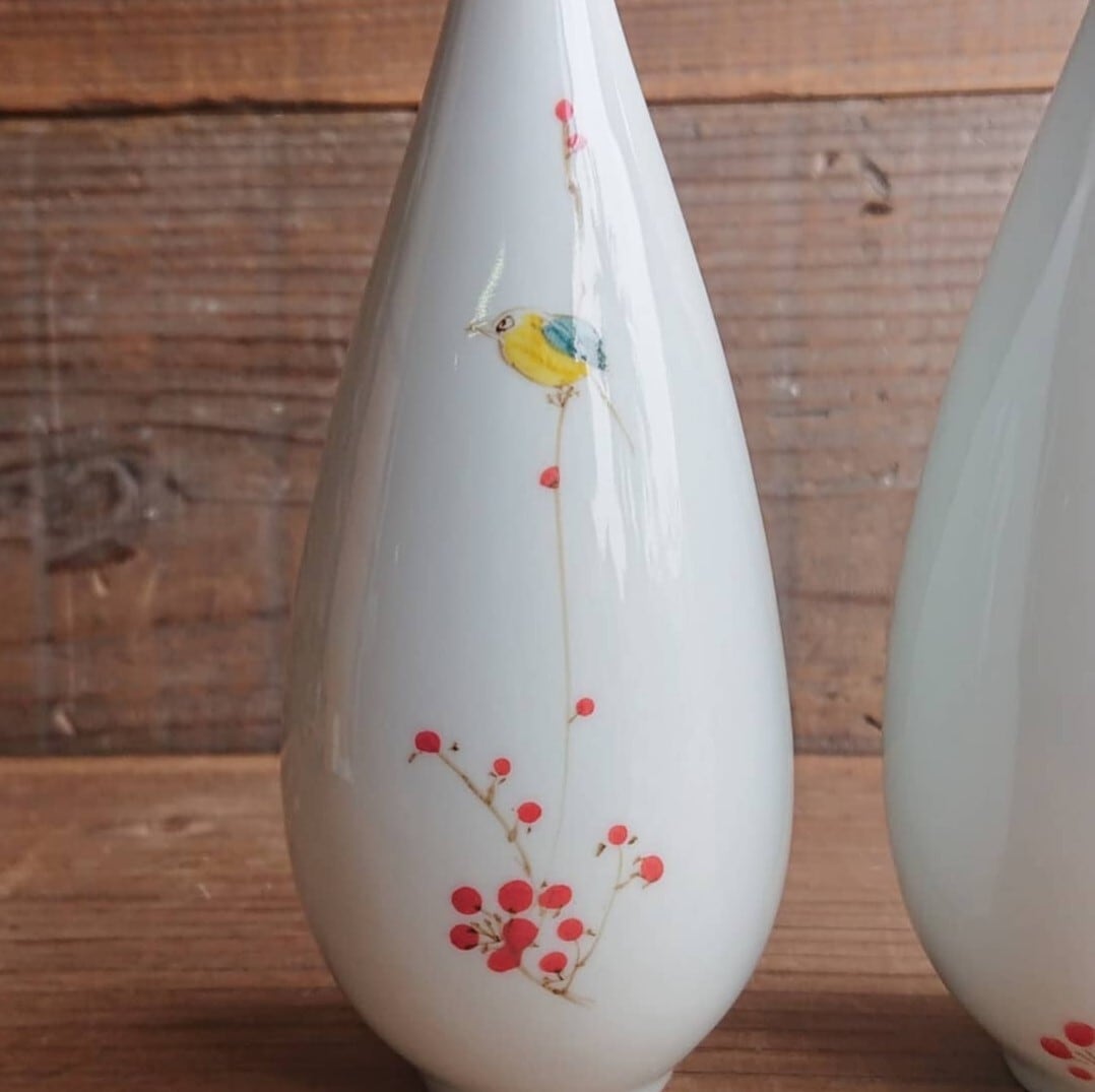 Yahoo!オークション 【千g847】青磁 大花瓶 高さ約39cm 花瓶 花器 花入