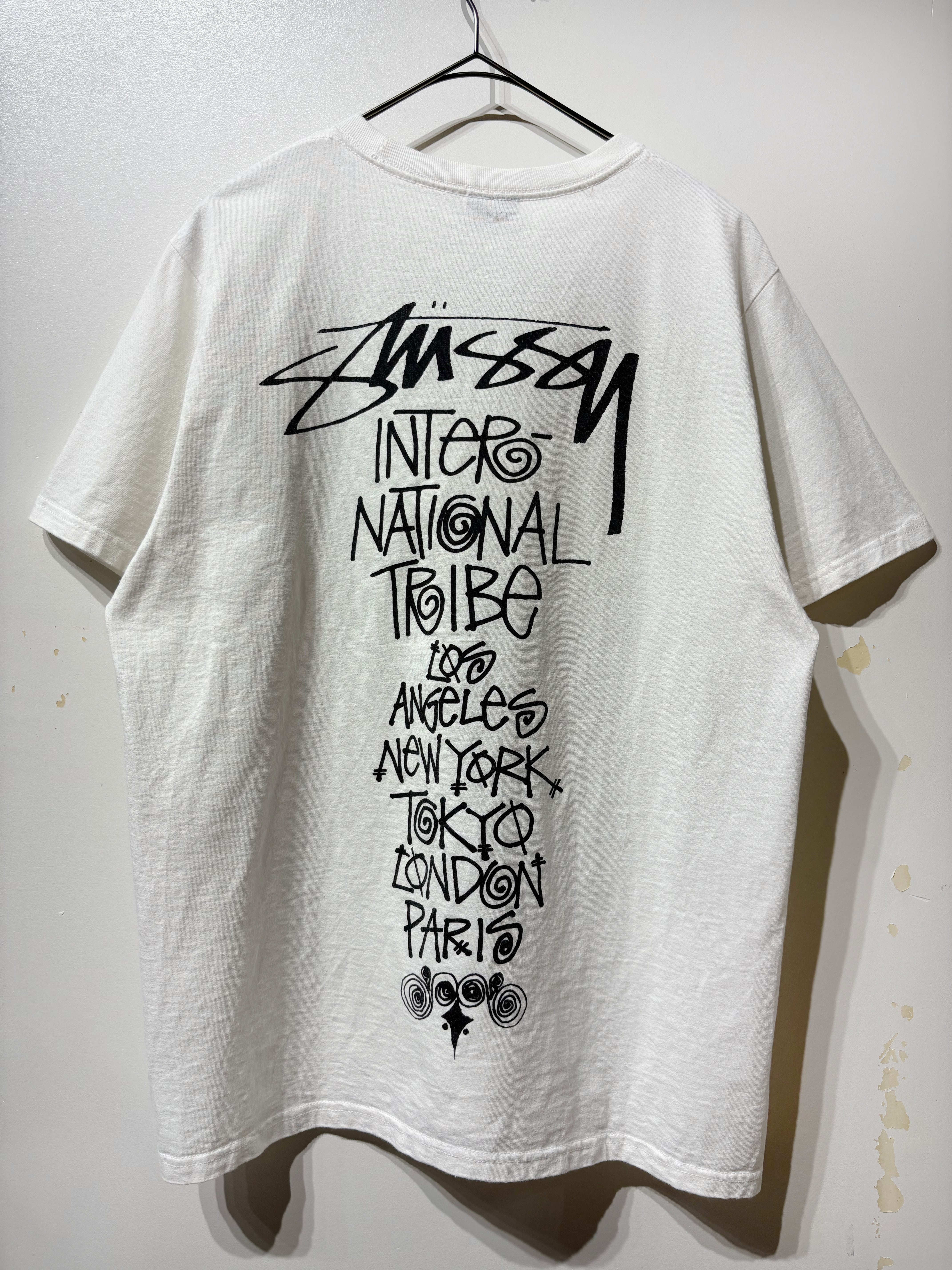 (CS2455)STUSSY national tribe T-shirts