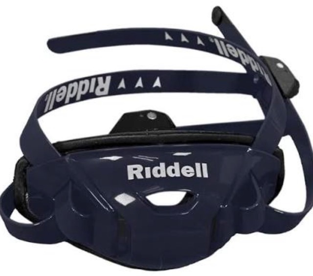 【国内在庫】RIDDELL HARD CUP 2.0 チンストラップ ネイビー