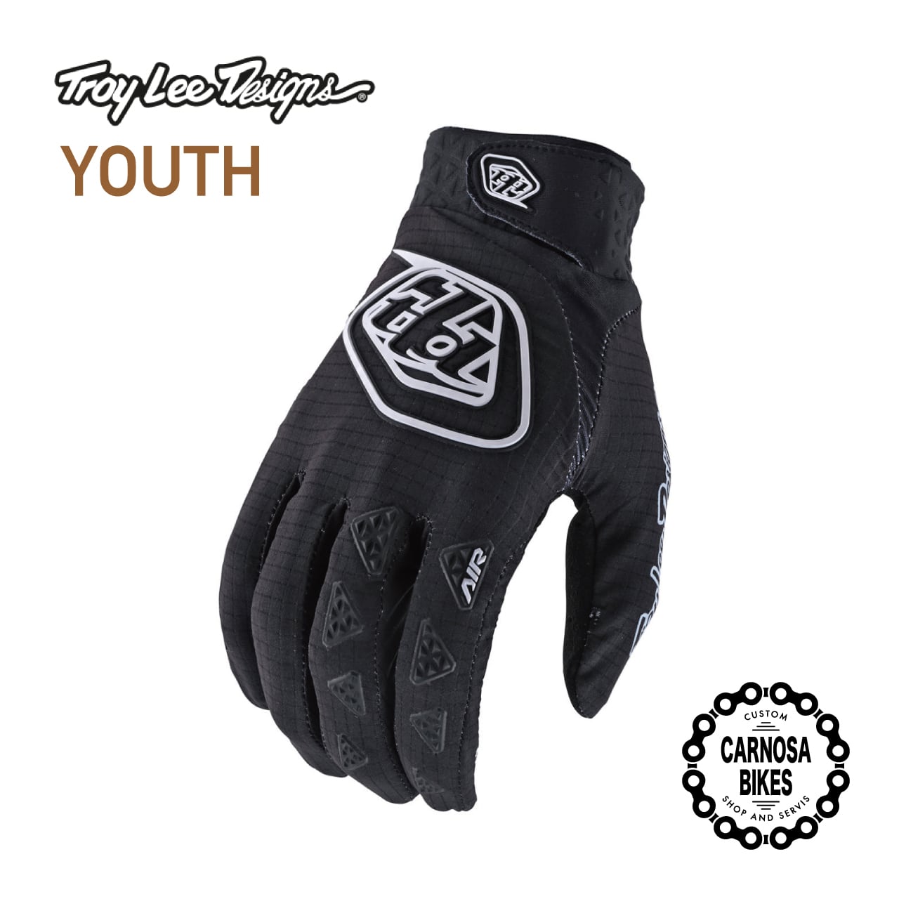 Troy Lee Designs 子供用 ウェア グローブ コミネプロテクター Troy Lee Designs】AIR GLOVE YOUTH [エアーグローブ ユース] Solid