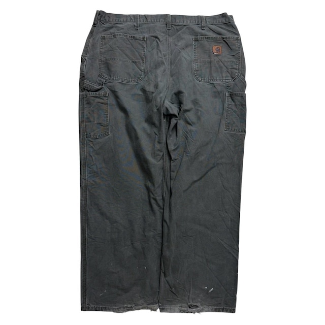 【W42×L30】Carhartt   デニムペインターパンツ　革パッチ