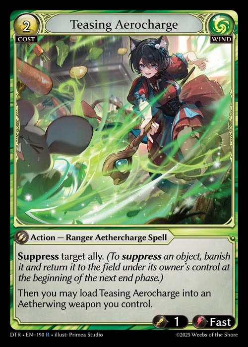 【DTR】：Teasing Aerocharge / DTR-190