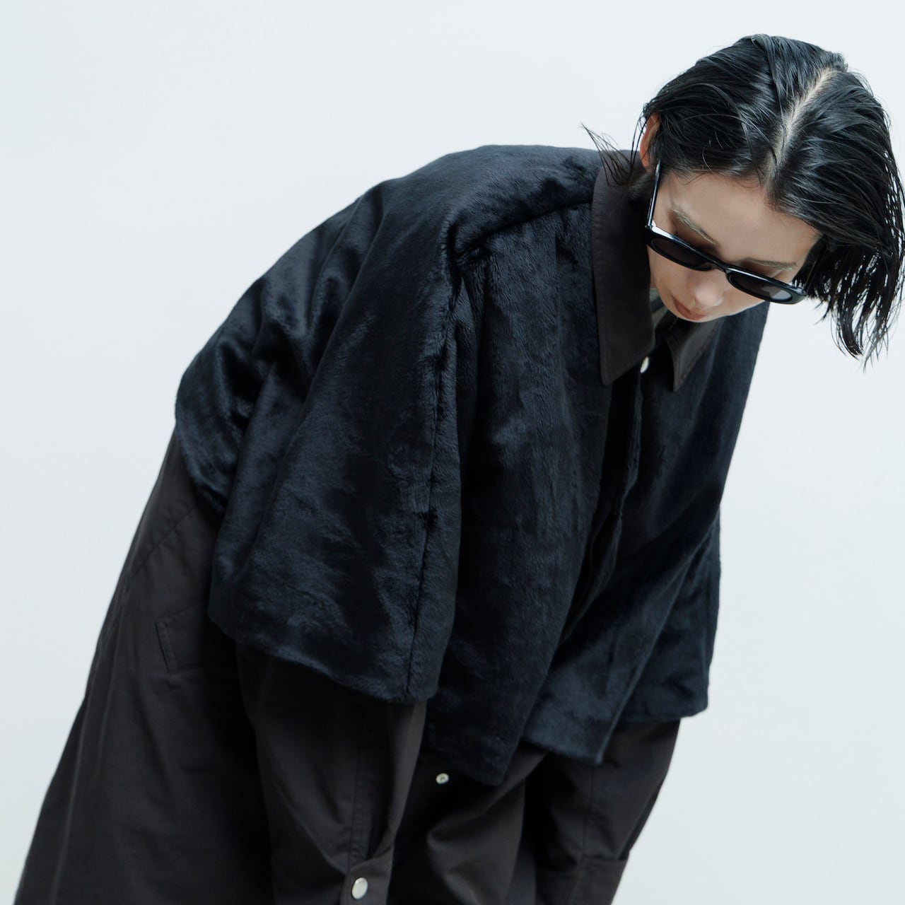 AO-84 docking fur long coat | akio