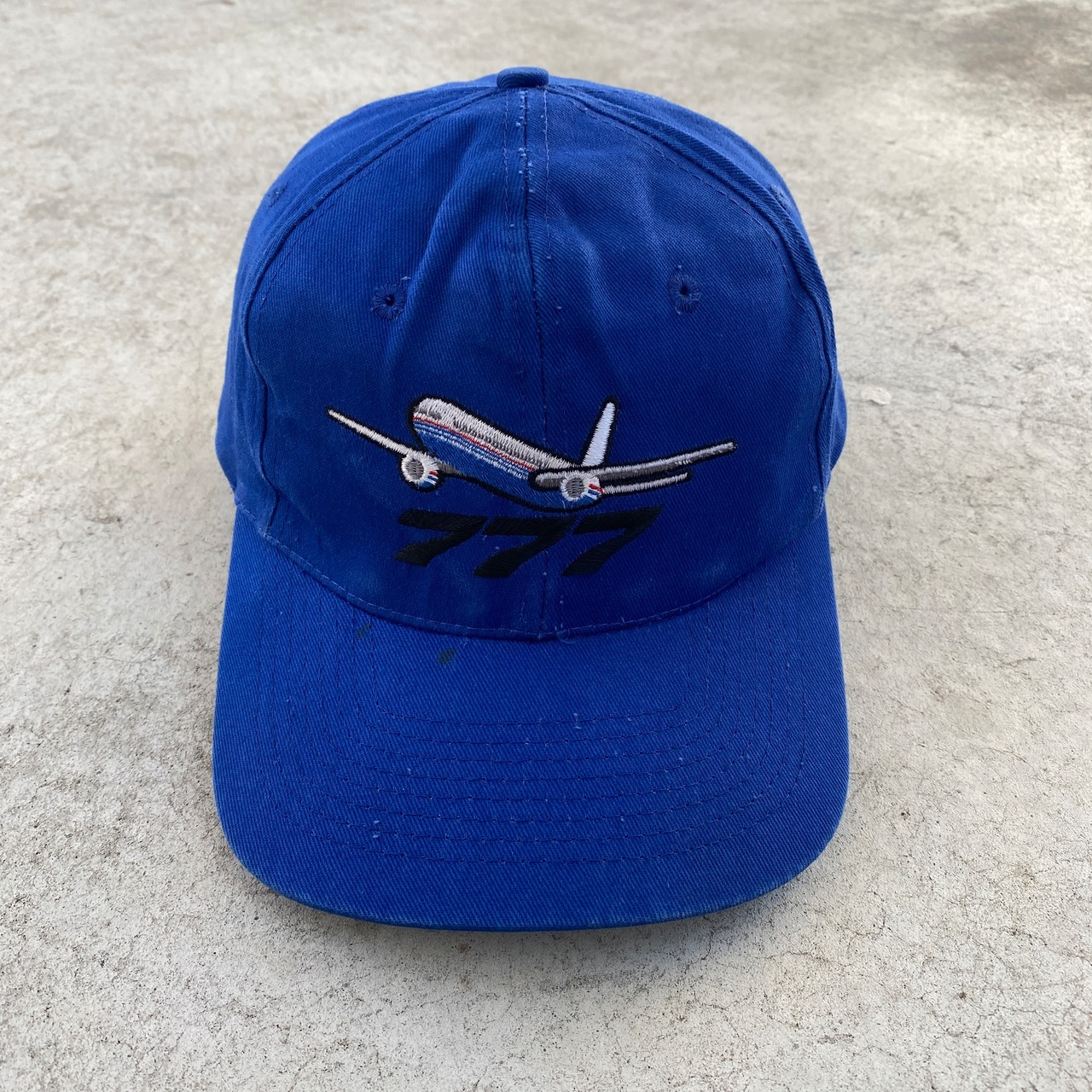 90s BOEING 777 Cap - Blue
