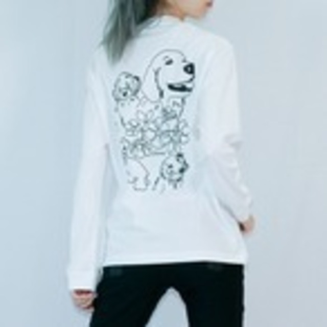 White / 長袖Tシャツ　