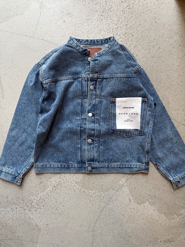 KELEN  DENIM TRUCKER JACKET / FADE