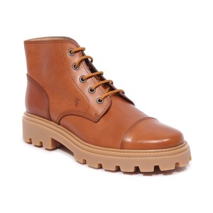 TOD'S トッズ メンズ コンバットブーツ レザー ブラウン