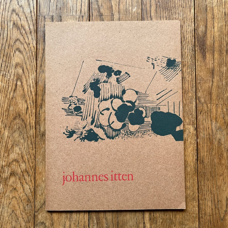 【絶版洋古書】ヨハネス・イッテン　johannes itten Ausstellungskatalog Stedelijk Museum, Amsterdam ., 1957  [3100136]