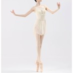 ギャザーデコルテ キャミソールレオタード L1209