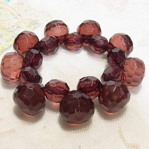 ブラウンビーズのストレッチブレスレット　アクセサリー卸値以下でセール　K2116BR