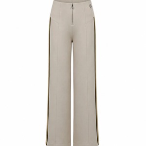 SILVIAN HEACH ベージュ✖️ブラウン/iイエローサイドライン入りイージーパンツITALY: GPA26268¥29,000＋tax