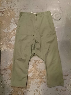 "GANRYU  SARUEL PANTS"  USARMY UTILITY PANTS STYLE