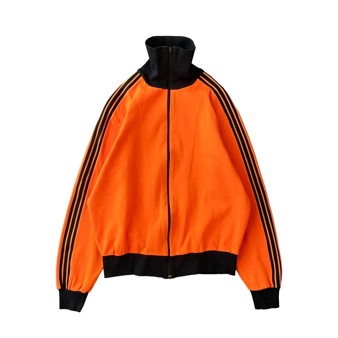 90's adidas アディダス トラックジャケット ジャージ オレンジ M商品