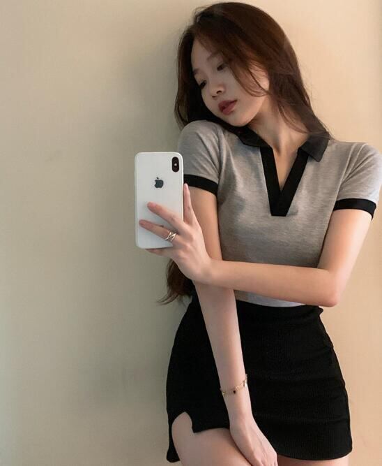 注目すべきアイテム 早い者勝ち トップス Tシャツ 半袖 スカート 上品