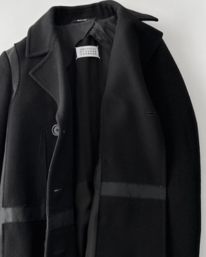 Maison Margiela　WOOL CASHMERE DOUBLE-BREASTED COAT