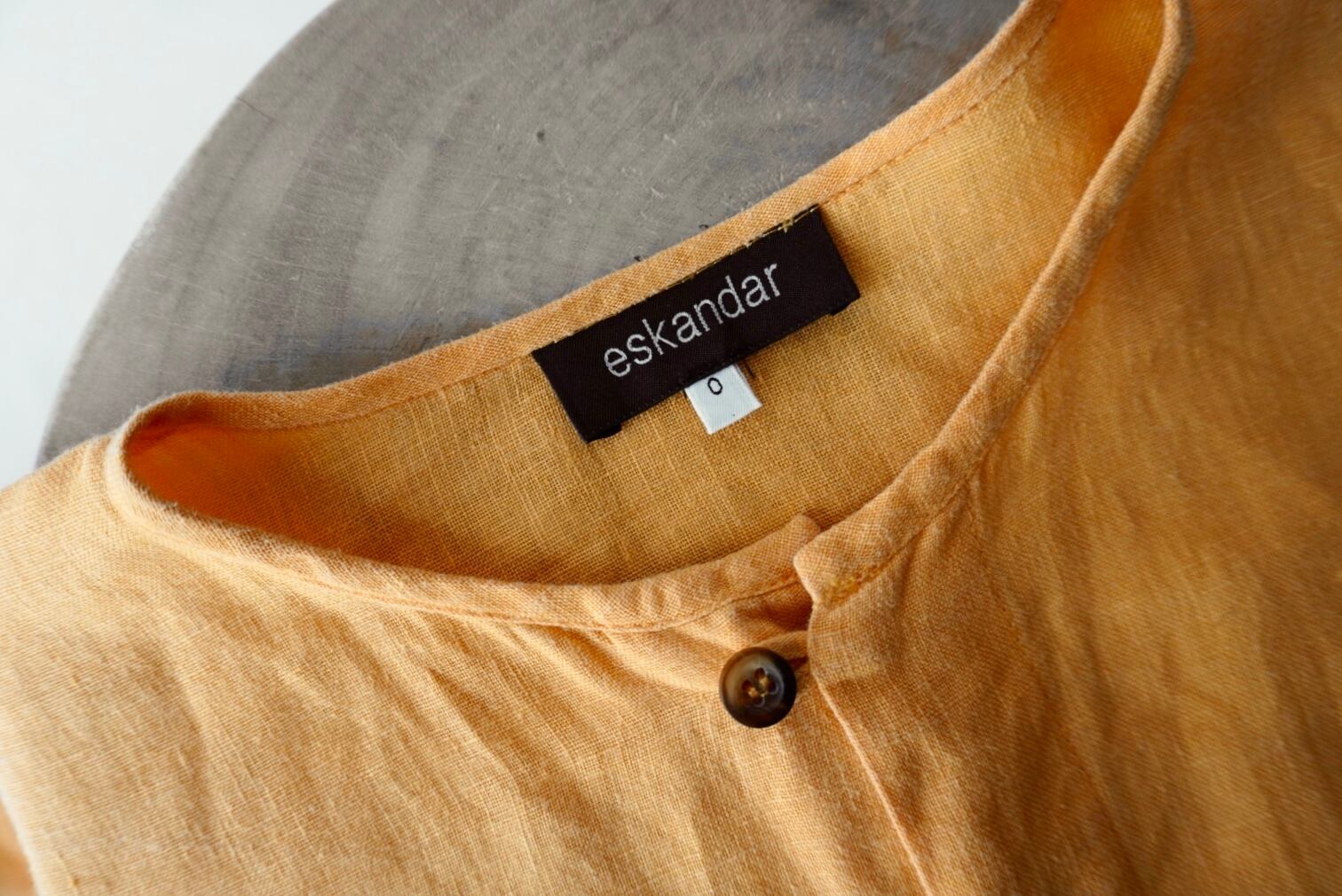 2000s eskandar super wide pure linen shirt 