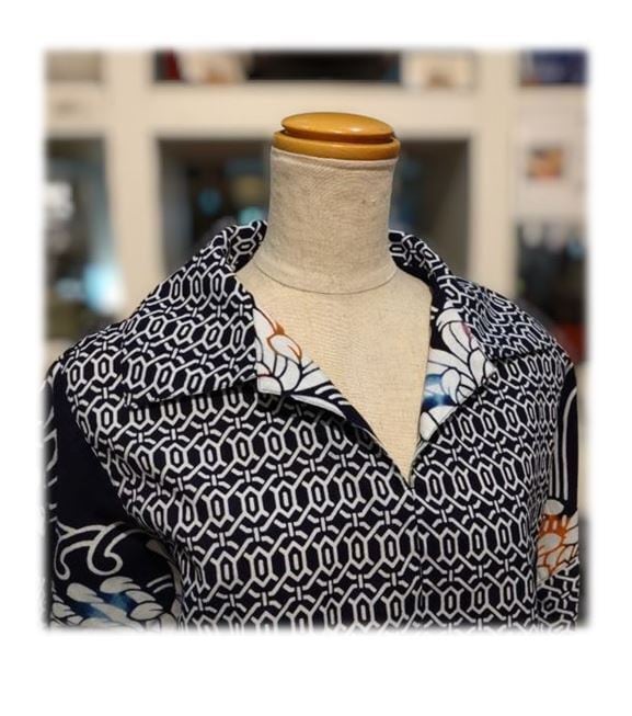 【１点物】浴衣 リメイク プルオーバー 浴衣リメイクプルオーバーシャツ | iichi 日々の暮らしを