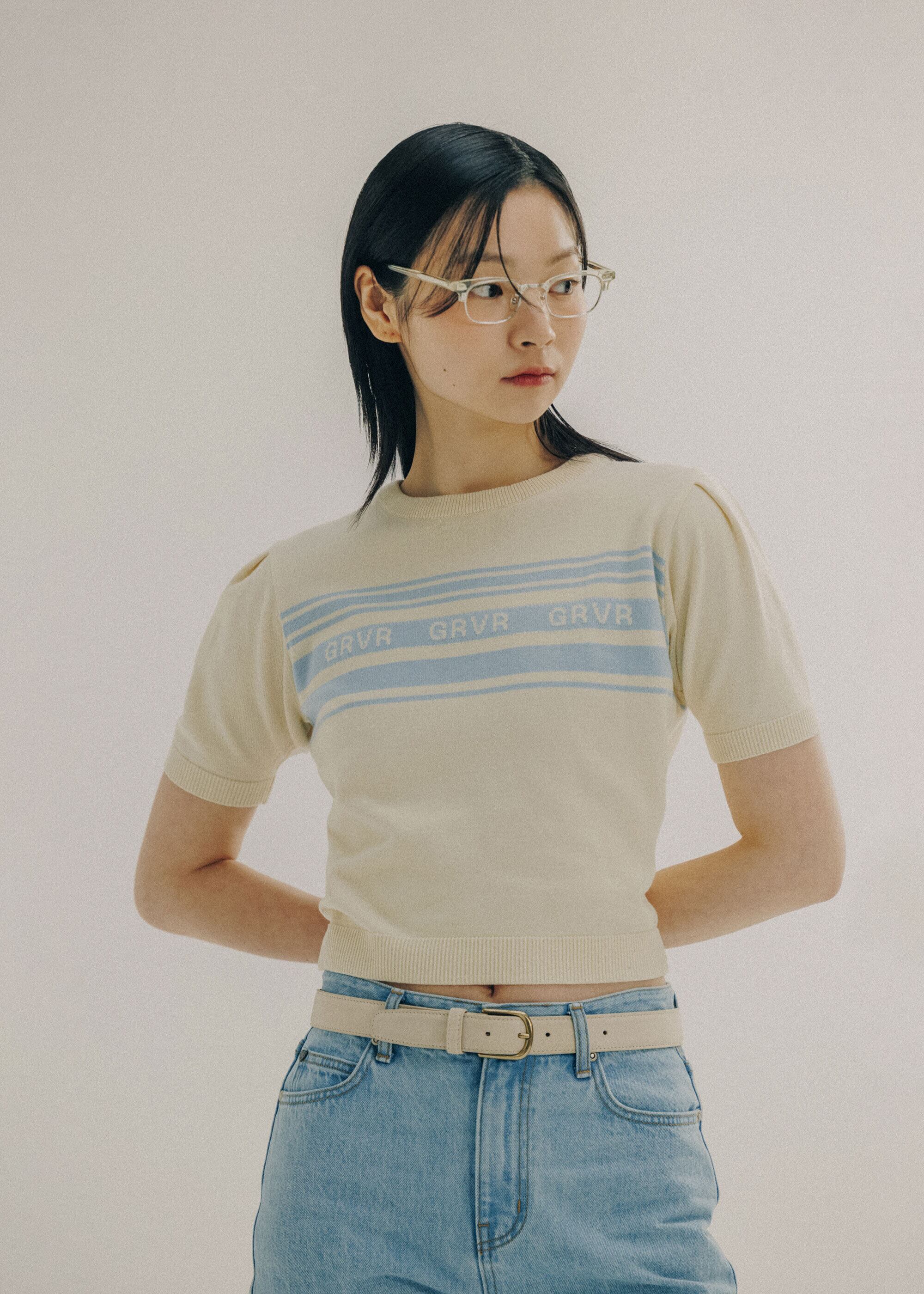 GROVE] GRVR SS KNIT [4COLOR] 正規品 韓国ブランド 韓国ファッション