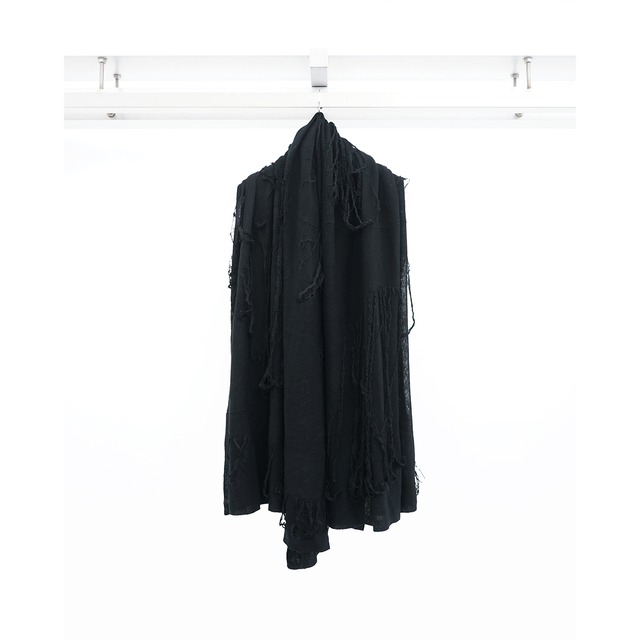 [ Professor.E ](プロフェッサーイー) 25FW-PE-ACC-04 Distressed Scarf