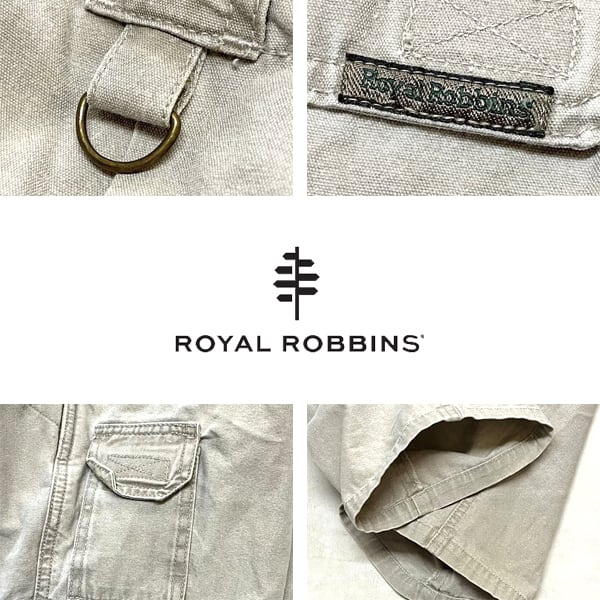 1点物◇Royal RobbinsカーゴパンツXLワイドパンツ古着メンズ36