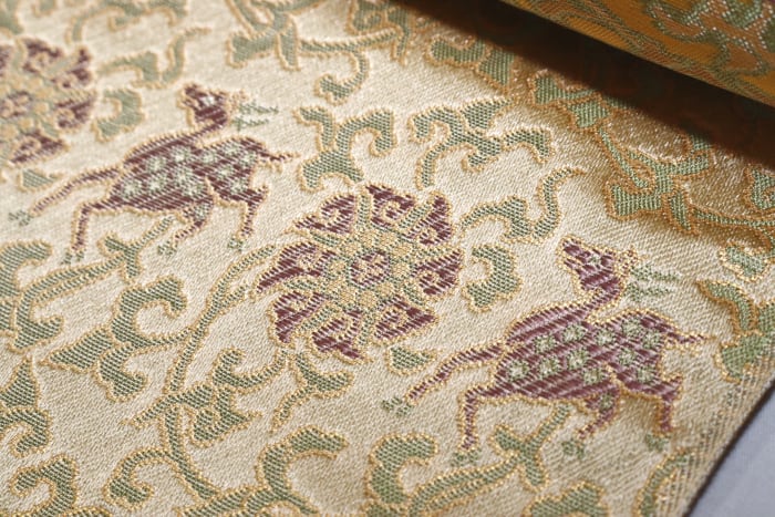 だらりの作り帯73(黒地に宝相華紋) 楽天市場】宝相華