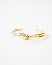〈CÉLINE by phoebe philo〉Knot Double Cuff Bracelet