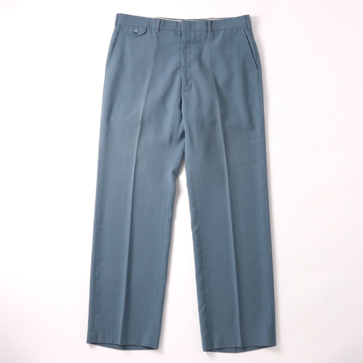1950s Palm Beach ウール×レーヨン スラックス usa製 襤褸 極美品】70s special vintage wool slacks pants W36 blue 