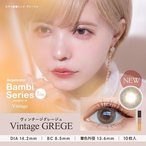 エンジェルカラー ヴィンテージ ワンデー(AngelColor Vintage 1day)《Vintage GREGE》ヴィンテージグレージュ[10枚入り]