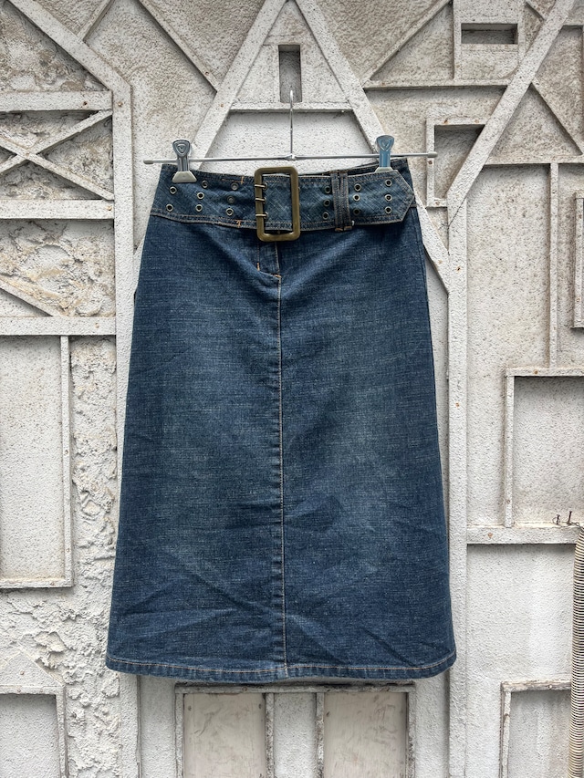 "Y2K" denim skirt