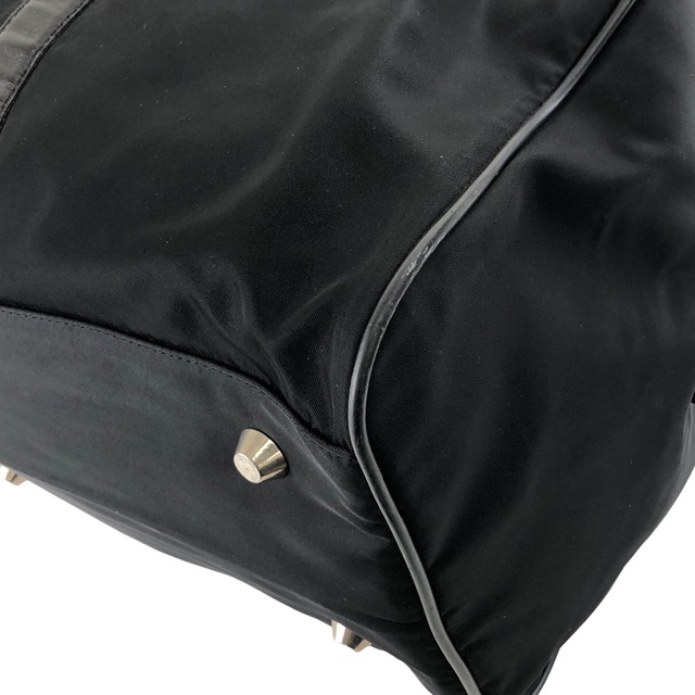 PRADA プラダ トライアングルロゴ ボストンバッグ ブラック ナイロン サフィアーノレザー 2way vintage ヴィンテージ オールド 5nvn4z