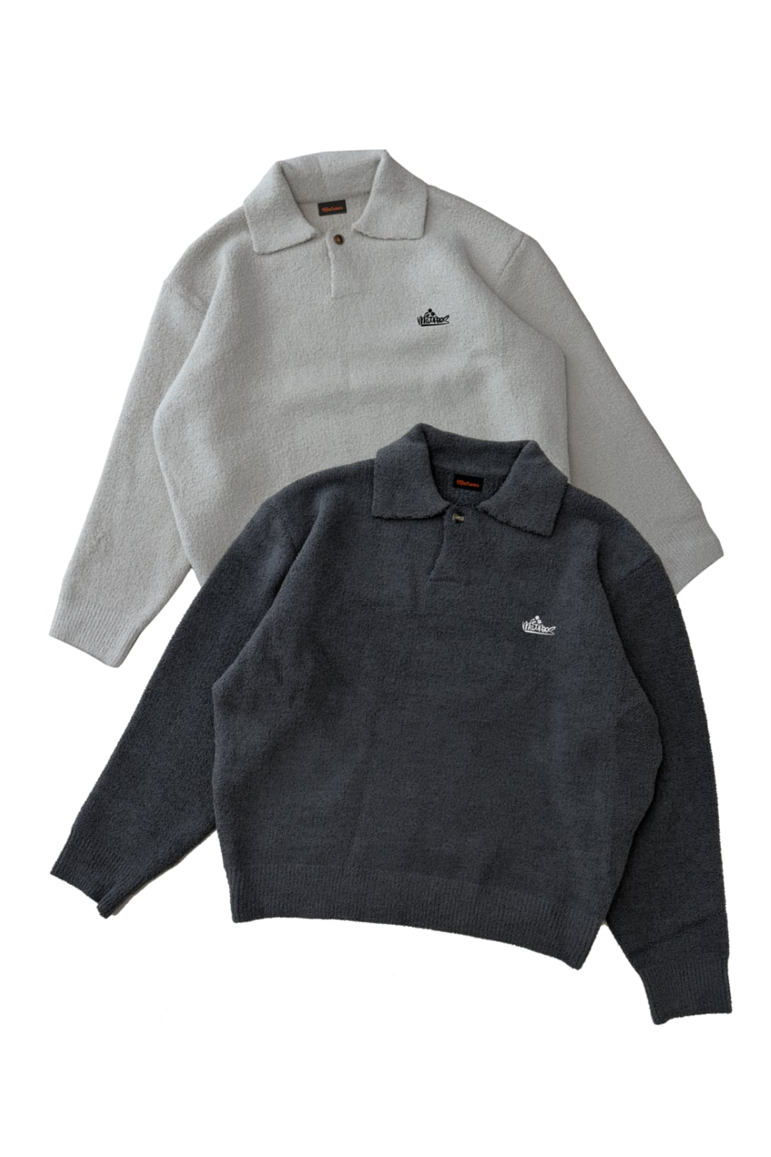 Half-button knit sweater