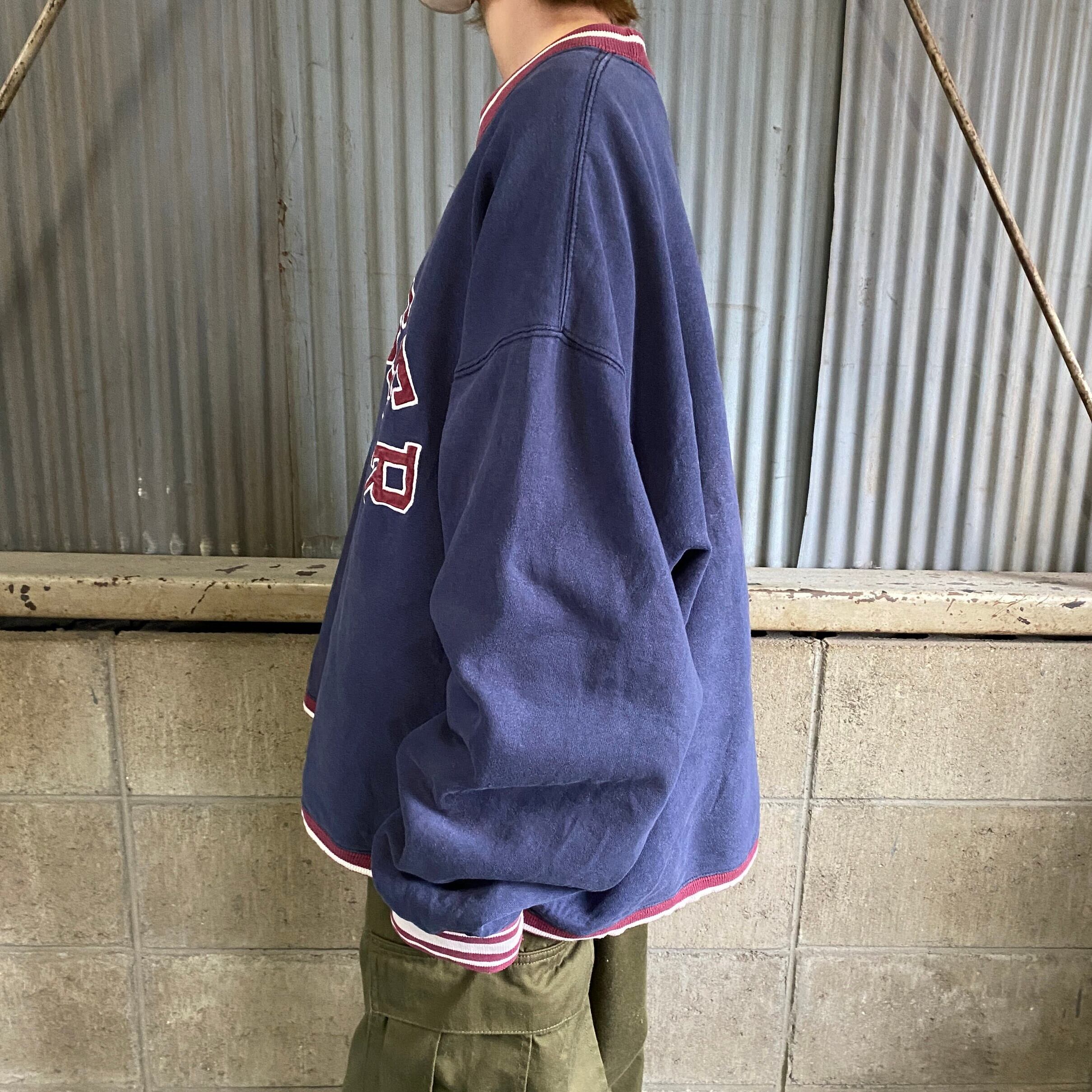 90年代 TOMMY HILFIGER トミーヒルフィガー ロゴ 刺繍 スウェット トレーナー メンズXL 古着 90s ビンテージ ヴィンテージ  ネイビー 紺【スウェット】【SW20】【AN20】 | cave 古着屋【公式】古着通販サイト powered by BASE