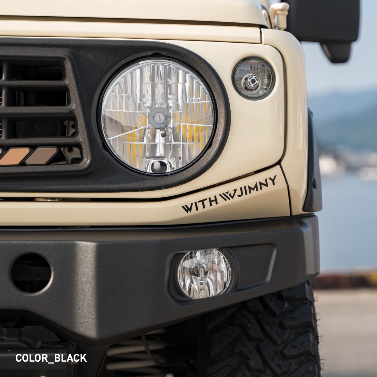 WIDE LOGO カッティングステッカー Mサイズ (4カラー) | WITH JIMNY
