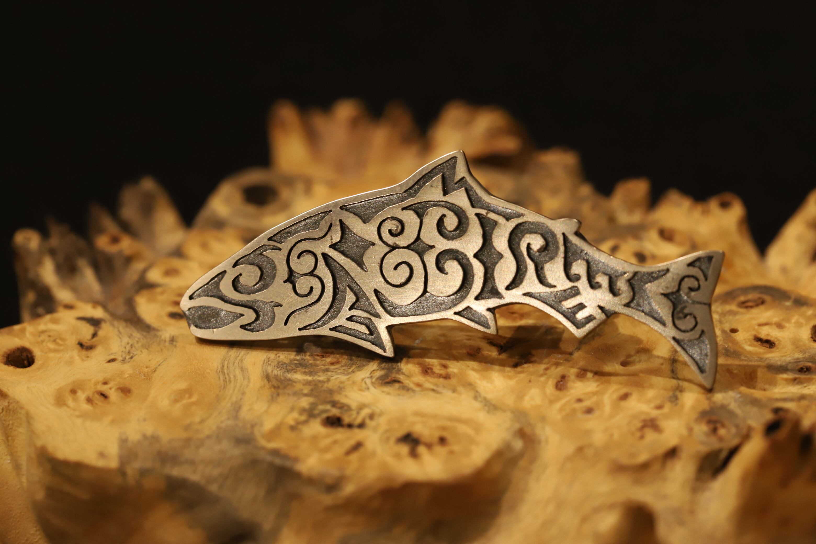 M AIRE Silver Brooch