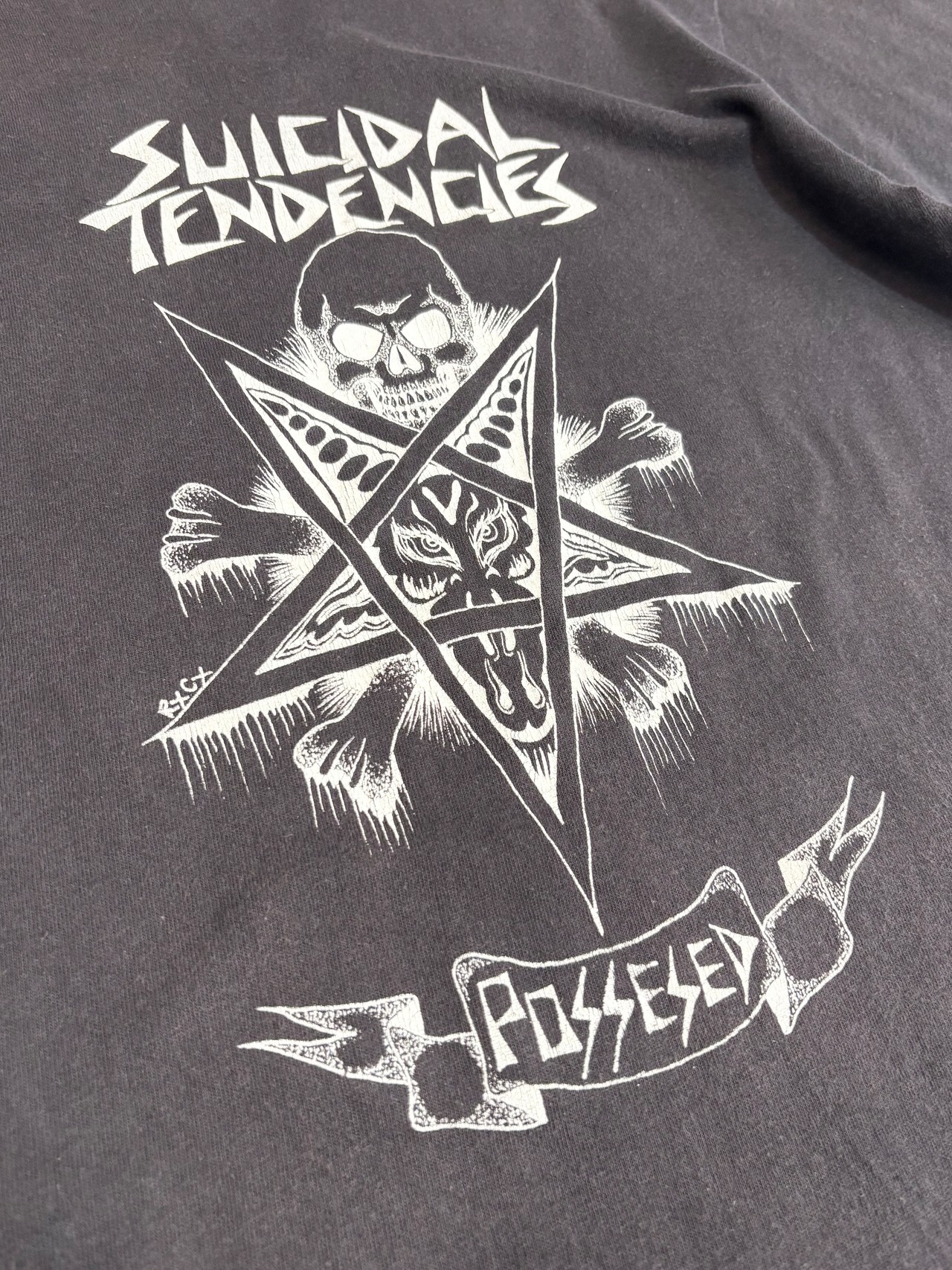 90s SUICIDAL TENDENCIES "POSSESED" Tee MADE IN USA Size M
