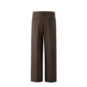 レトロストレートレッグタックパンツ　1271