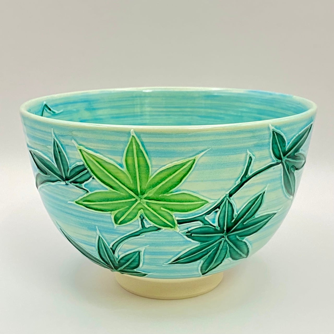 山本一如 浅黄交趾 煎茶道具 水指 くずせ 杓立 建水 蓋 