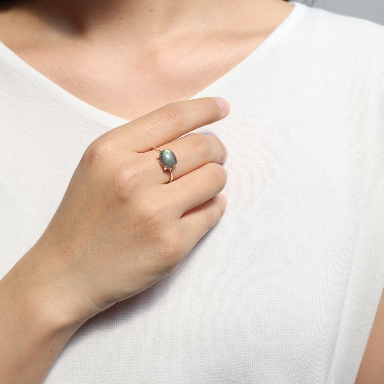 Labradorite ring(ラブラドライトリング） | Mut. jewelry