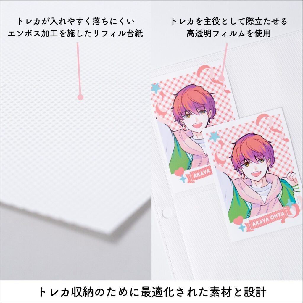 12ポケット(両面) トレカイレール アルバムリフィルIRL-RF-AP04 | 推し